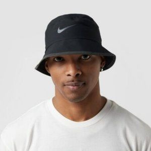 NIKE STORM FEATHERLIGHT BLACK BUCKET BOONIE RUNNING HAT ADULT UNISEX -NWT
